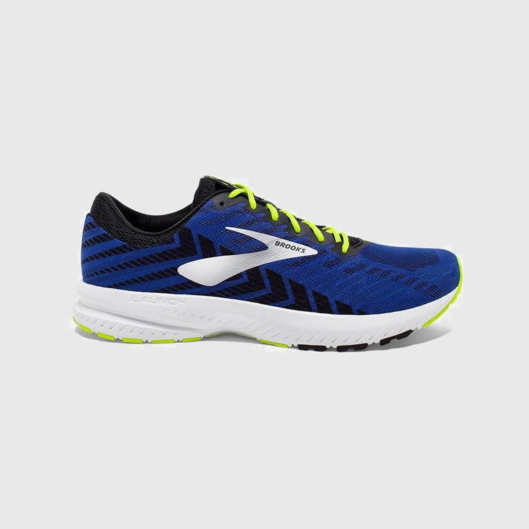 Brooks Men's Launch 6 Road Running Shoes Singapore - Blue (90237-MUTQ)